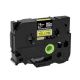 Brother HGeS641 High Grade 18mm Black on Yellow P-touch Label Tape Length of 8m Compatible