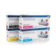 Brother TN221/TN225 High Yield OEM Toner Combo TN221BK+TN225C/M/Y