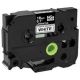 Brother HGe241 High Grade 18mm Black on White P-touch Label Tape Length of 8m Compatible
