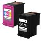 HP 64XL Black/Tri-color High Yield Ink Cartridge Combo for ENVY 6255, 7155, 7855, Compatible