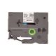 Brother HSe-221 8.8mm (0.375 Inch) Heat Shrink Tube Tape Cassette - Black on White, Comptible