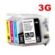 Brother MFC-J470DW Ink Cartridge, lc103, 4-Color Combo, Compatible 3rd Generation Chip