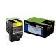Lexmark 80C1HY0 Yellow Original Toner Cartridge, High Yield