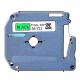 Brother MK721 9mm Black On Green P-Touch Label Tape, Compatible
