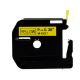 Brother MK621 9mm Black On YellowP-Touch Label Tape, Compatible