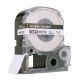 Epson LC-6WBN LabelWorks Standard LK Label Tape, 24mm, Black On White, SS24KW, 1/Pack, Compatible 