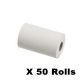 Thermal POS Paper Rolls 2 1/4 Inch x 60', Diameter: 1 1/2 Inch,  Pack of 50 Rolls