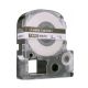 Epson LC-4WBN LabelWorks Standard LK Label Tape, 12mm, Black On White, SS12KW, 1/Pack, Compatible 