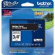 Brother TZe-345 18mm (0.75 Inch), Length of 8M, White on Black Label Tape Original