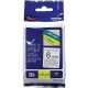 Brother TZe-111 6mm (0.25 Inch), Length of 8M, Black on Clear Label Tape Original