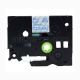 Brother TZe-133 12mm (0.5 Inch), Length of 8M, Blue on Clear Compatible Label Tape