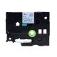 Brother TZe243 18mm, Length of 8M Blue On White P-Touch Label Tape, Compatible