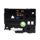 Brother TZe-344  Label Tape, 18mm (0.75 Inch), Length of 8M, Gold on Black, Compatible