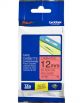 Brother TZe-431 12mm (0.5 Inch), Length of 8M, Black on Red Label Tape Original