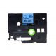 Brother TZe-511 P-Touch Label Tape, 6mm (0.25 Inch), Length of 8M, Black on Blue, Compatible