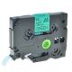 Brother TZe-731 P-Touch Label Tape, 12mm (0.5 Inch), Length of 8M, Black on Green, Compatible