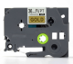 Brother TZe-861, Length of 8M, P-touch Label Tape, 36mm (1.5 Inch) Black on Gold , Compatible