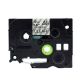 Brother TZe-FX131 12mm (0.5 Inch), Length of 8M, Black on Clear Flexible Compatible Label Tape