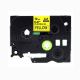 Brother TZe-FX631 12mm (0.5 Inch), Length of 8M, Black on Yellow Flexible Compatible Label Tape
