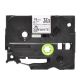 Brother TZE-SE4  18mm ( 0.7 Inch ) Black on White Security tape for P-touch Length 8m ( 26.2 ft )  Compatible