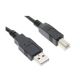 10FT USB 2.0 Printer Cable - A-Male to B-Male, 