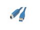 6ft USB 3.0 A Male to B Male 28/24AWG Cable
