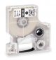 Dymo 43610 6mm Black On Clear  D1 Label Tape, Compatible