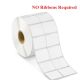 Zebra 1 1/4 Inch x 1 Inch Universal Desktop Direct Thermal Labels 2 UP, White, 2600/roll, for Zebra, Eltron, Sato, Datamax and other desktop printers